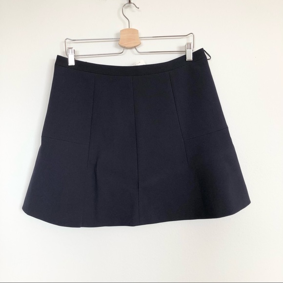 J. Crew Dresses & Skirts - J. Crew circle A-line navy blue mini skirt size 12 NWT